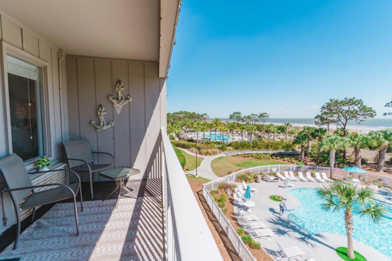 Apartamento Stunning Views!!-oceanfront Villa-heated Pool-private Balcony-tiki Bar-walk To Coligny Plaza